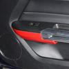 2x Red Interior Door Armrest Decor Panel Cover Trim Bezel For Ford Mustang 2015+