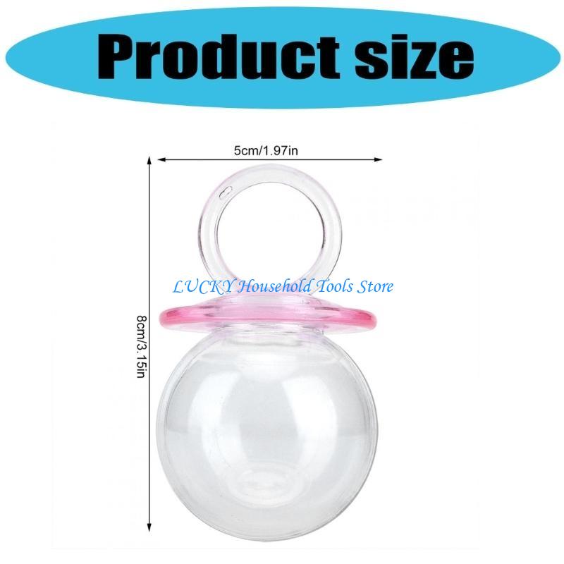J0MC Pack of 12 Cuteness Pacifier Candy Holders Suitable for Baby Party Decorations
