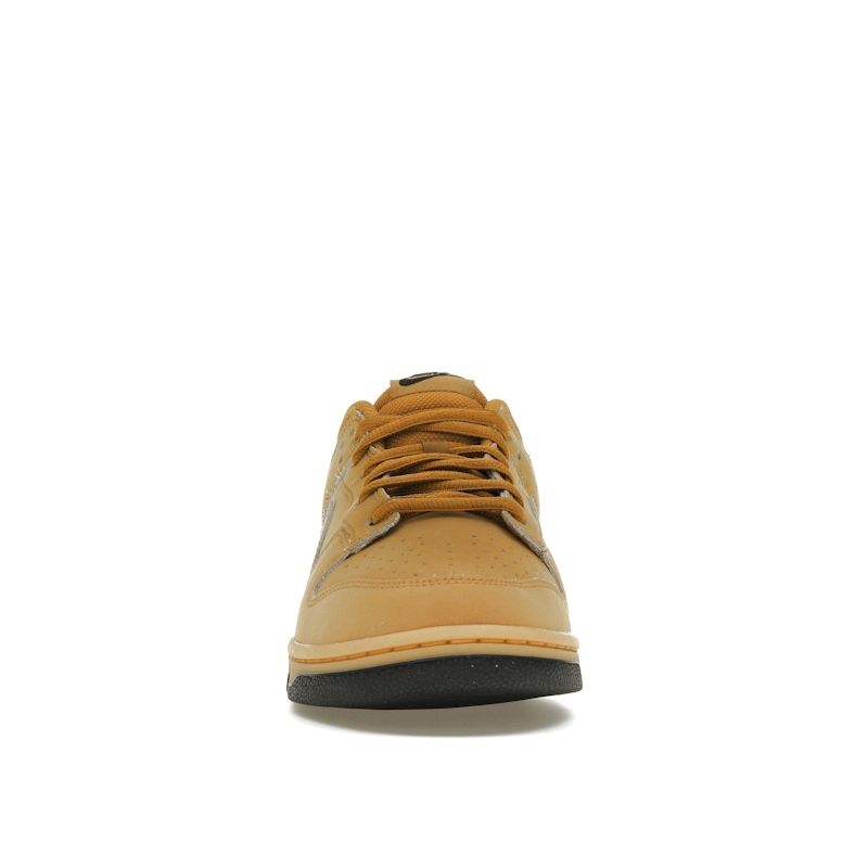 Nike Dunk Low SE Wheat Unisex Sneakers Brown Gum-Yellow Black HQ1932-700