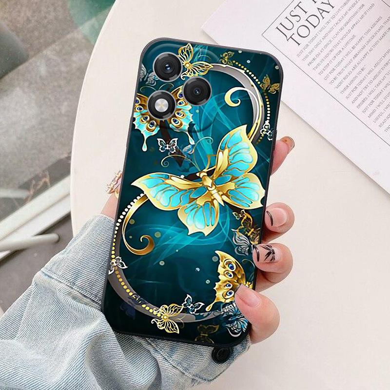For Honor 400 Lite Case Black Silicon Soft TPU Phone Cases for Honor 400 Lite 5G Protective Back Shells Coque ABR-NX1 400 Lite
