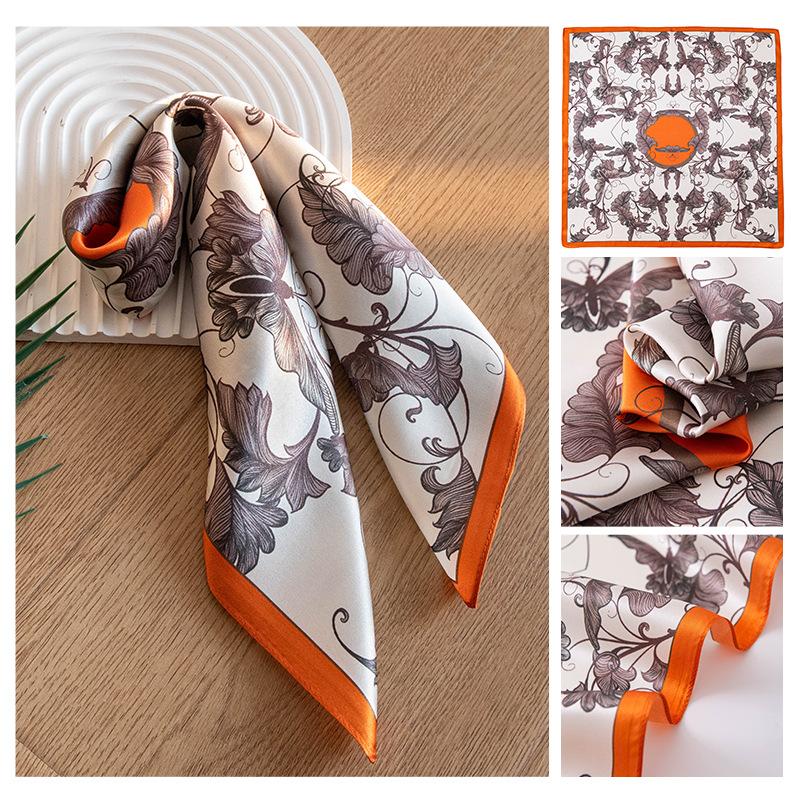 53CM High-quality Mulberry Silk Scarf Neck Small Square Women's Professional Headscarf Versatile