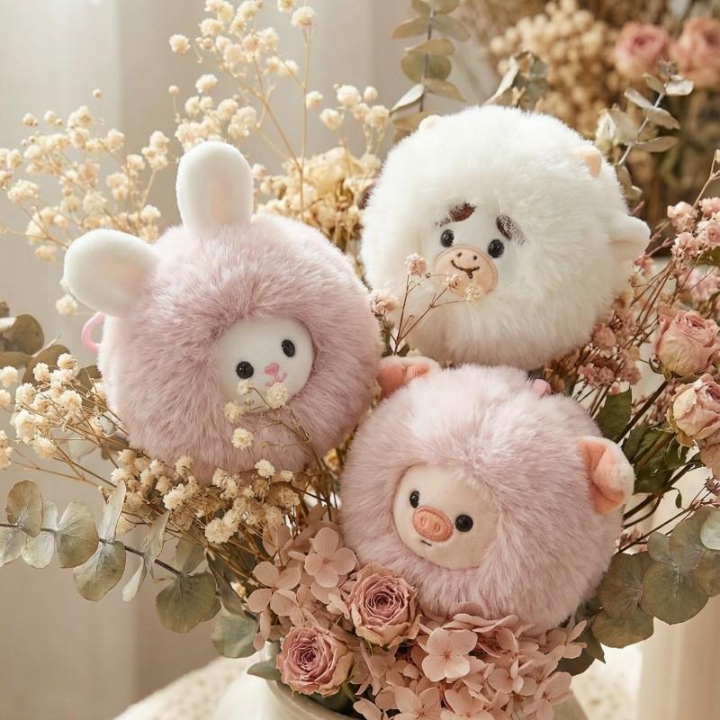 Zodiac Animal Plush Keychain With Cartoon Dog Design For Bag Decor And Gifts