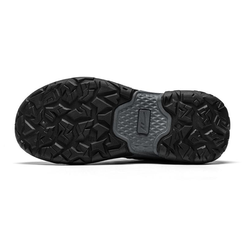 Warrior Hiking Shoes Fashion Simple Retro Versatile Sports Casual Lightweight Durable Non-Slip Low-Top Dad Shoes Men sneaker Black WXY(S)-4756N03