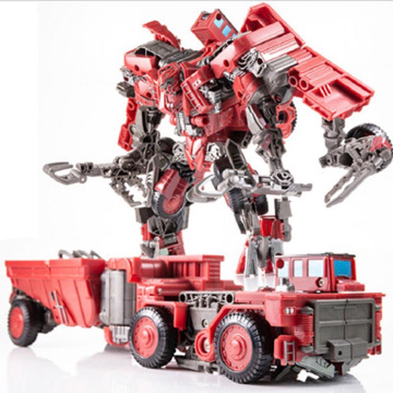 Tai Ba Deformation Toy: Yellow Devastator Magic Scythe Construction Robot
