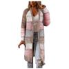 Women Cardigan Comfy Stylish Stitching Long Sleeve Sweater Casual Long Cardigan