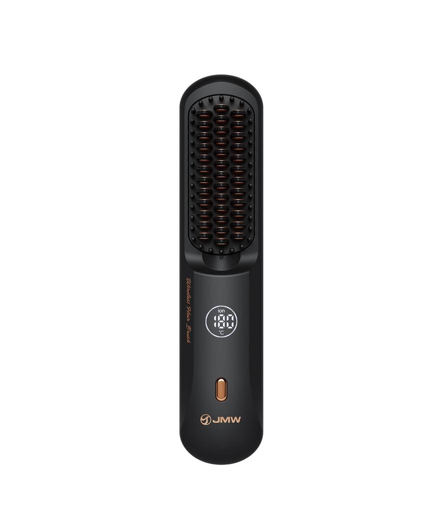 Volume On Cordless Brush Comb Hair Straightener Iron Ion Anti-Static Adapter Package