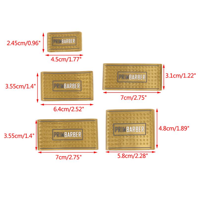 5Pcs Barber Hair Clipper Trimmer Grip Non-Slip Bands Sleeves Holder Barber Tools