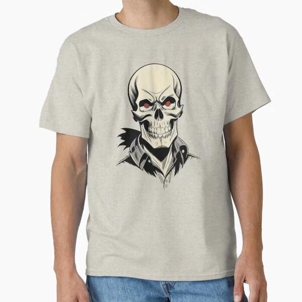 The Skull Classic Tshirt Made In Usaaus Tshirt S2xl S
