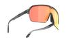 Rudy Project Spinshield Air Sports Sunglasses In Crystal Orange Ash/Multi-Laser (SP844033-0000)