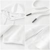 Women's Summer Solid Color Short Sleeved Hooded Top Female Sports Leisure Sweatshirts