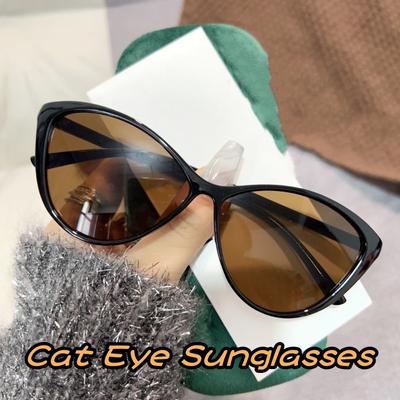 Fashion Creative Cat Eye Sunglasses for Women Ladies Vintage Retro Travel Sun Glasses Fashion Outdoor Eye Protection Sunshades Eyewear