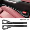 BBLA3 2PC Car Seat Gap Filler Organizer Waterproof  Anti-leak Stopper Strip For BMW 1 2 3 4 5 7 Series X1 X3 X4 X5 X6 X7 F10 F20 F30