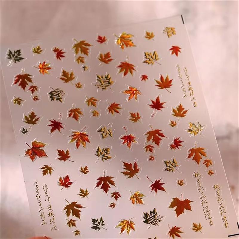 1PCS French Jelly Nail Stickers Dreamy Bubble Meteor Butterfly Star Moon Self Adhesive Stickers For Nail DIY Nail Art Decoration