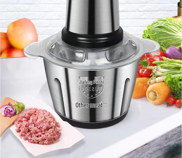 Stainless Steel Multifunctional Electric Meat Grinder & Food Processor