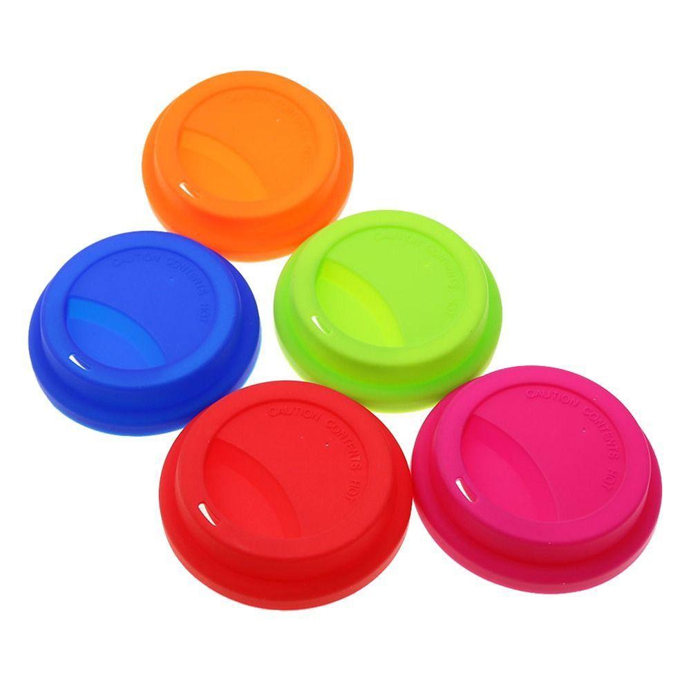 1Pcs New Heat Temperature Preserve Mug Cover Dust Free Silicone Cup Cap Universal Protective Sealing Lid Cup Accessories