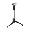 Adjustable Desktop Microphone Tripod Stand Holder Bracket Table Mic Holder with Mic Clip for Conference Live Broadcast