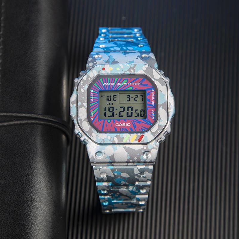 CASIO Unisex G-SQUAD Series Watch DW-5600DN-7(Team788--)