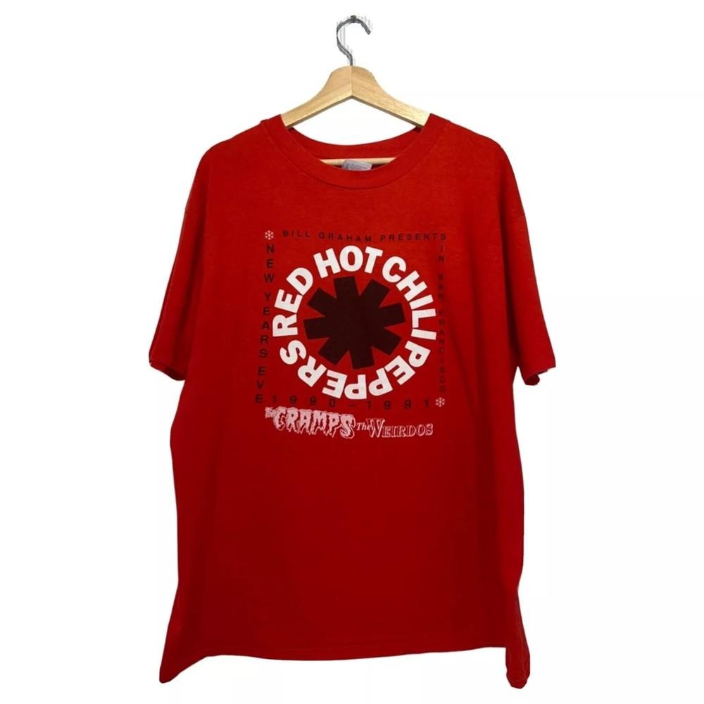 Rare Red Hot Chili Peppers Cotton Men All Size 10D912 Unisex T-Shirt
