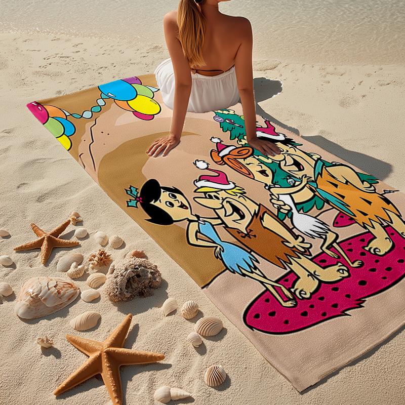 The Croods Players Adventure Beach Towel, Super Soft Microfiber, Gift for Her/Him, Birthday, for Pool, Beach, Travel, Home Decor Fan gifts