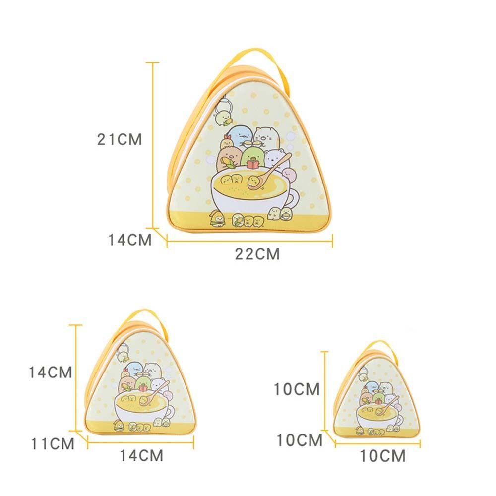 Aluminum Foil Triangular Insulation Bag Thickened Rice Ball Lunch Box Bags  Student
