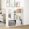 Room Divider Bookshelf White 102 x 29 x 103.5 cm Engineered Wood