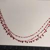 Personality Red Blood Drop Clavicle Chain Crystal Irregular Blood Necklace Dripping Blood Chokers Wedding Jewelry Gift