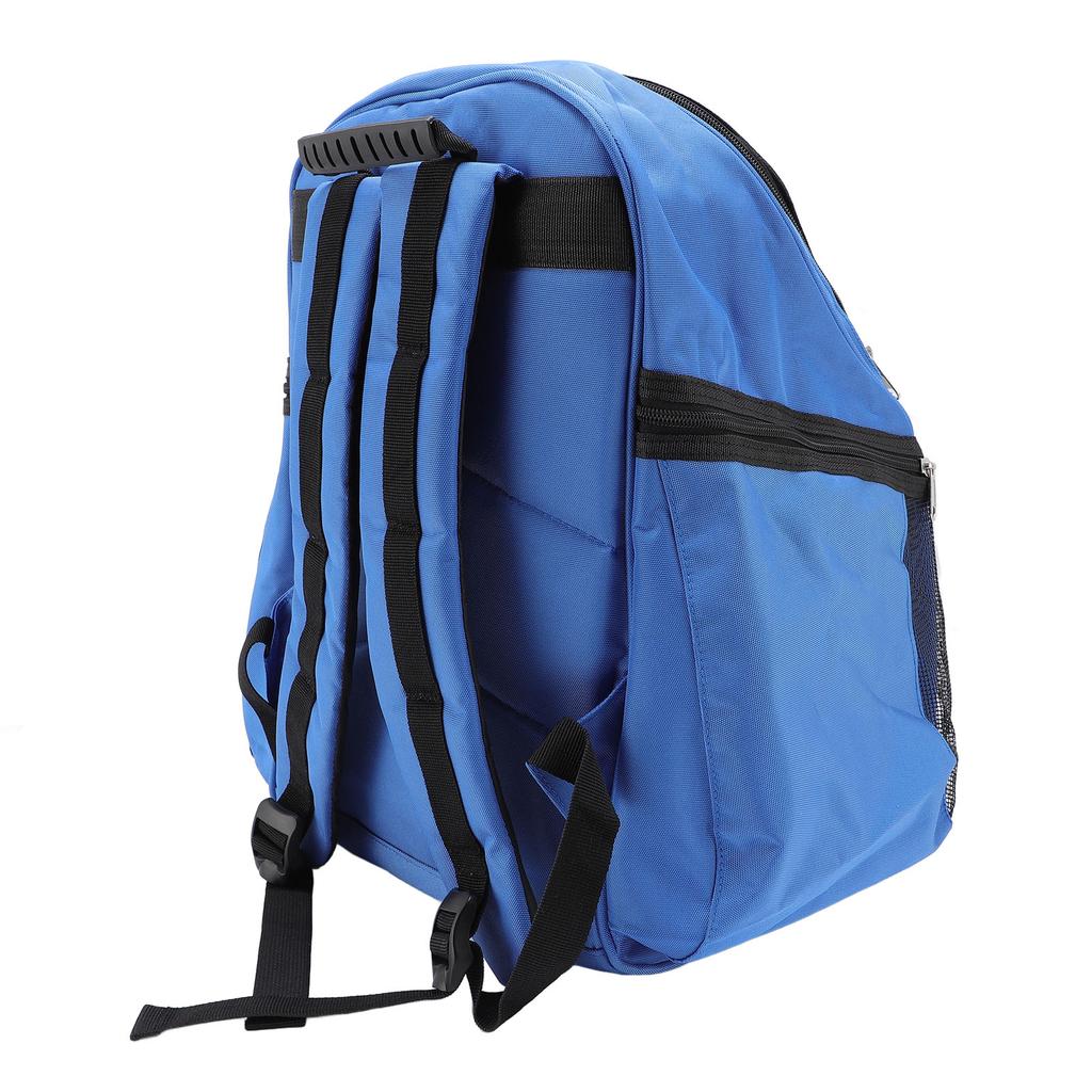 Large Capacity Backpack Oxford Cloth Sports Equipment Tool Bag for Football Basketball Clothing Towel Blue