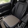 Summer Woven Rattan Seat Cushion, Square Office Dining Chair Mat with Ties, Anti-slip Breathable Handmade Cooling Sitting Pad