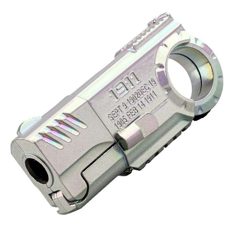 Ring Pistol Soft Bullet Gun Portable Mini 3D Decompression Shell Ejection Alloy Outdoor Funny Toy Boy Birthday Gift Fidget Toys