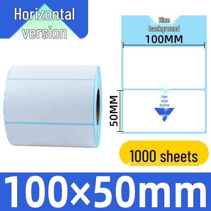 Durable 100x100 Self-Adhesive Thermal Label Paper for Supermarket Barcodes & Express Waybills