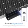 8Pcs Solar Panel Mounting Bracket Aluminium High Strength Roof Solar Panel Z Bracket with Nuts & Screws for Motorhome Boat Wall