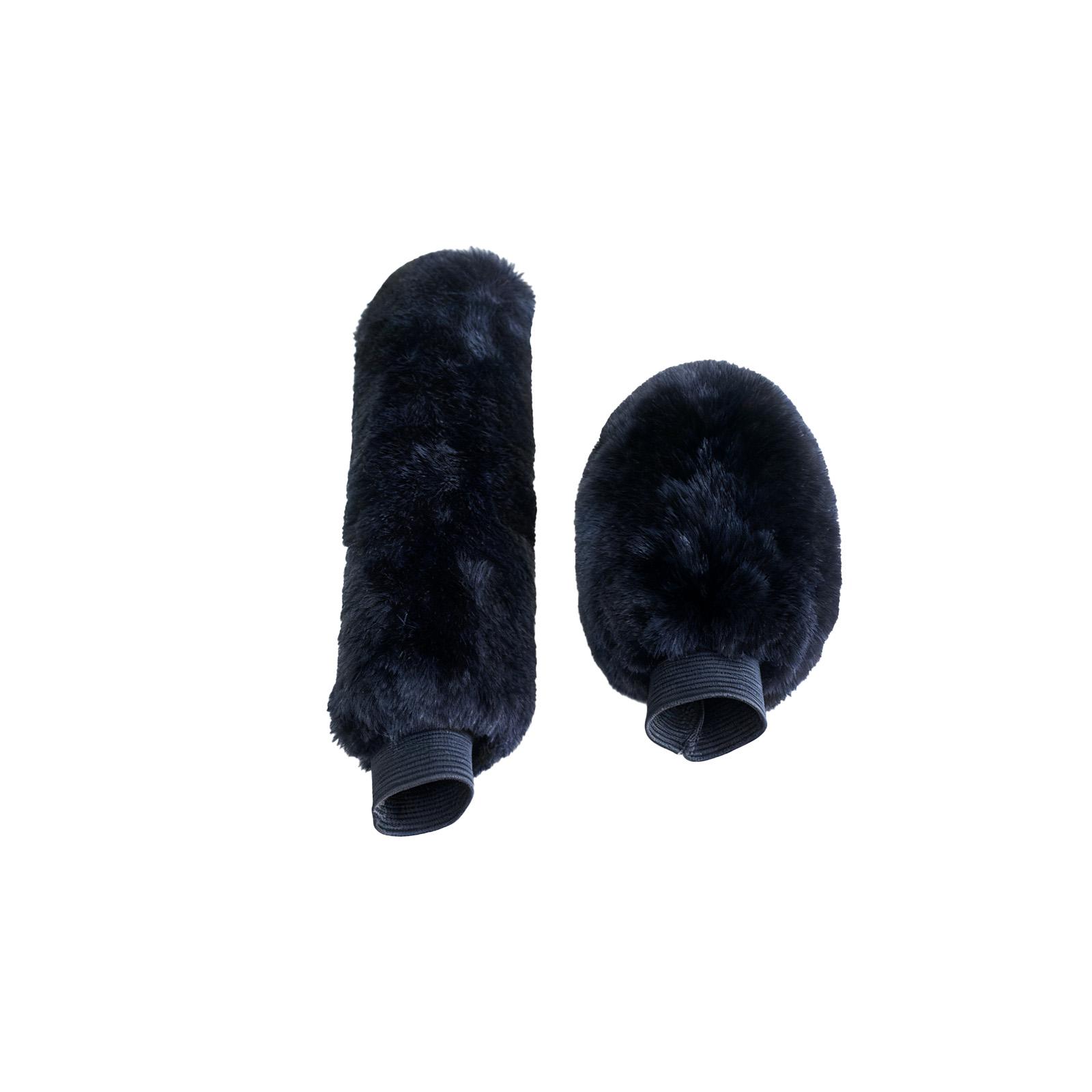 Car Plush Handbrake Cover, Gear Cover, Decorative Gear Cover, Winter Warm Handbrake Cover чёрный