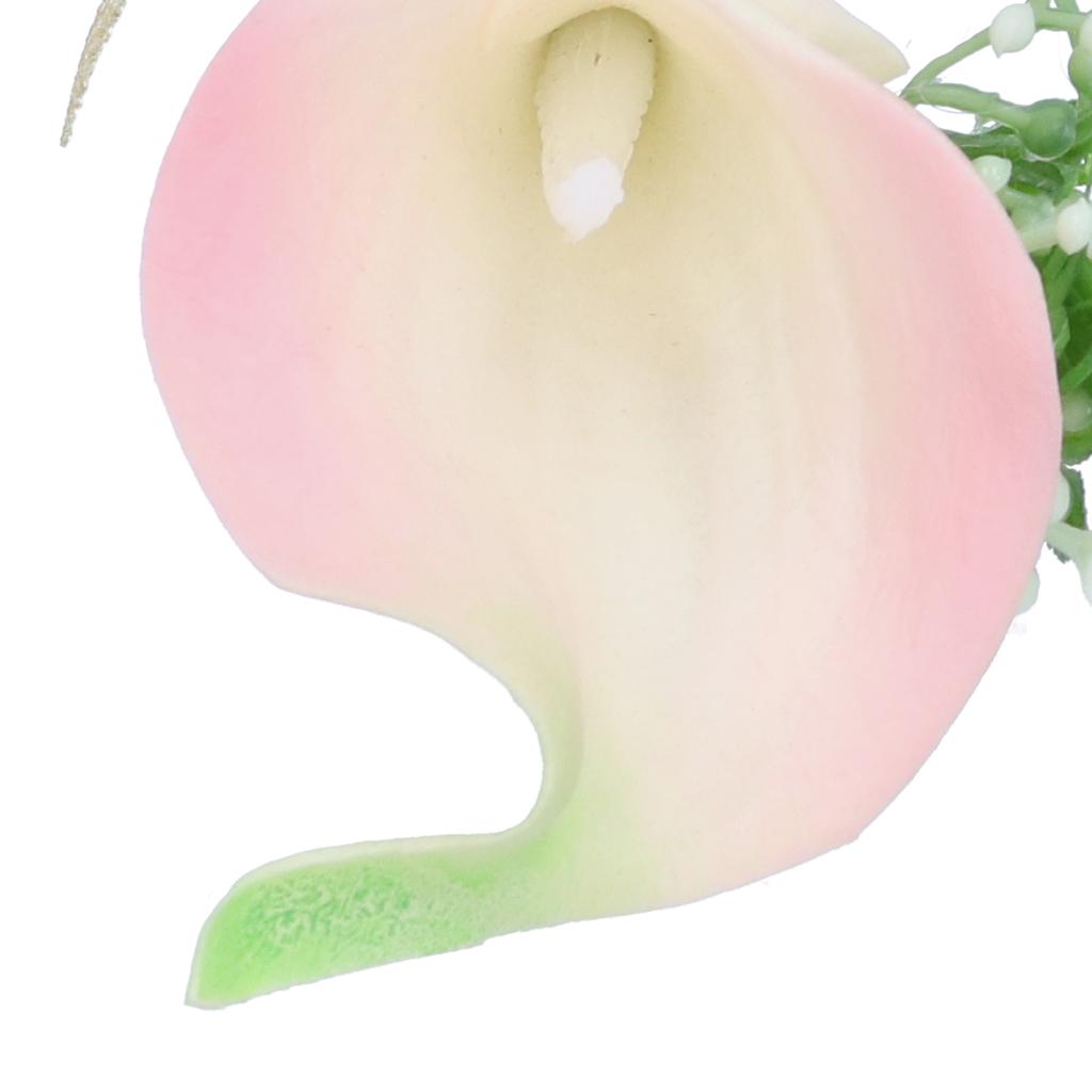 Artificial Flower Wedding Corsage Groom   Boutonniere Brooch Wedding Party Decor