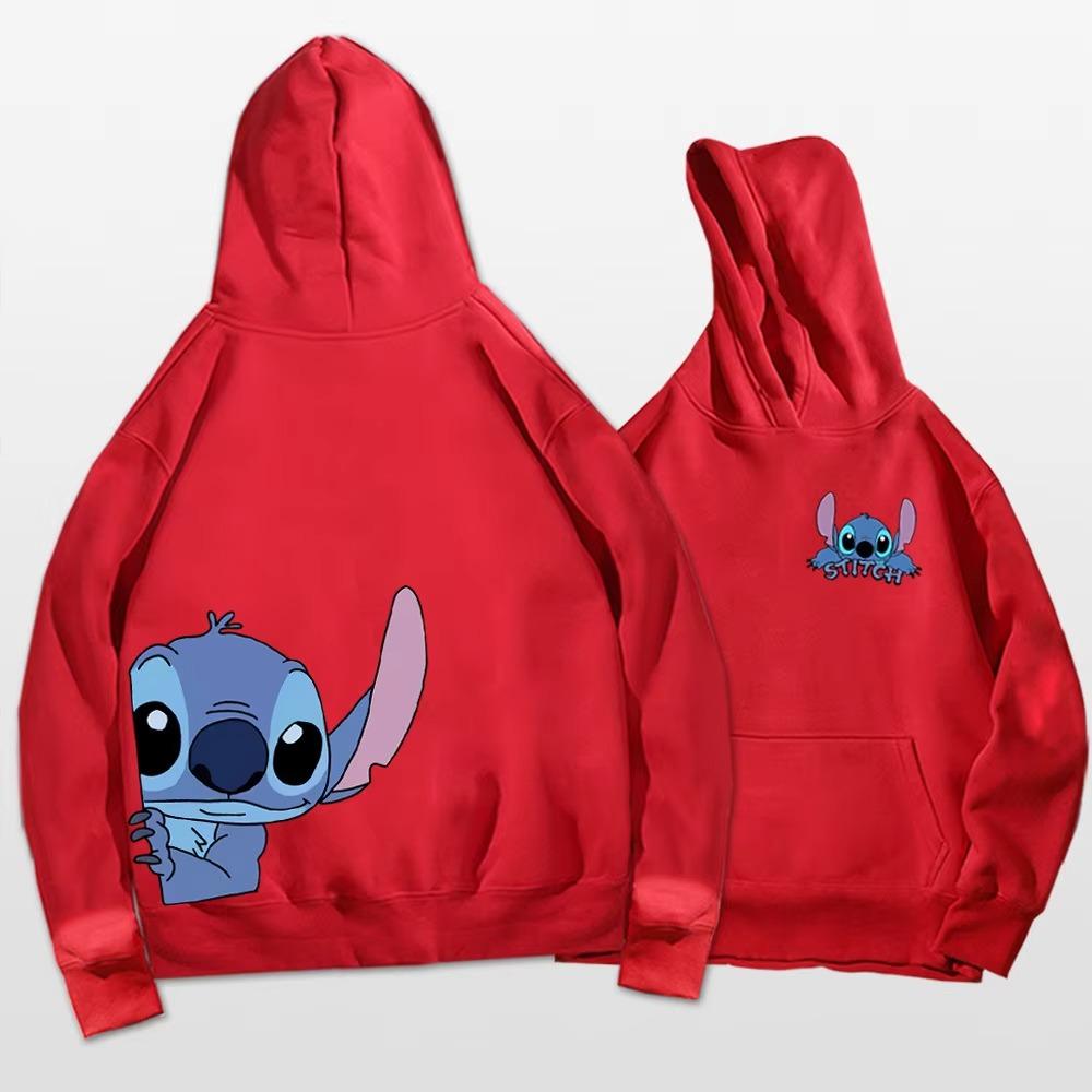Disney Parent-child Clothing Anime Multi-color Optional Hoodie Unisex Couple Top Jacket Winter Clothing Women's Gothic Hoodie