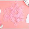 100pcs Night Glow Decor PP Luminous Star Sticker Pink, Color Mixing 1.18 in Glow in Dark Sticker star 3D Star Wall Decal Wall
