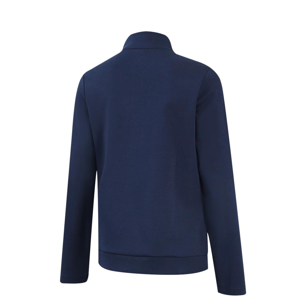 Li-Ning Group Purchase Series Letter Splicing Comfortable Stand Collar Casual Versatile Cardigan Sweatshirt Women Sweatshirt AWDVB02-10