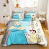 Catoon 3D Gedruckte Bettbezug Kissenbezug Heidi Mädchen Bettwäsche Set Jugend Kinder Mädchen Jungen Geburtstag Schlafzimmer Dekoration 2/3 Stück Set