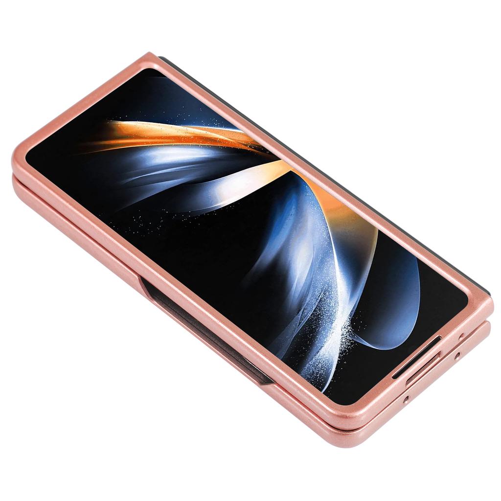 For Samsung Galaxy Z Fold5 5G Glitter Sequins Phone Case Electroplating TPU Frame Hard PC Back Cover