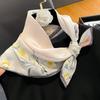 Elegant Silk Square Scarf For Women New Four Season Spring Autumn Mom Gift High Quality Mulberry Silk Headscarf Shawls