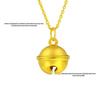 Golden Heart 999 Gold Pendant Necklace - Perfect Qixi Valentine's Day Gift for Her