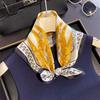 Early Spring New Printed Fashion Small Silk Scarf Women's Multi-functional Commuting Versatile Decorative Bag Binding Headband Small Square Scarf