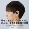 Panasonic RB-F10D-K Wireless Earphones, Open-Type, Multi-Point, Black