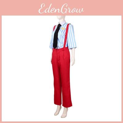 Anime Game Cosplay Costume Polyester Outfit With Hat For Halloween Roleplay Events