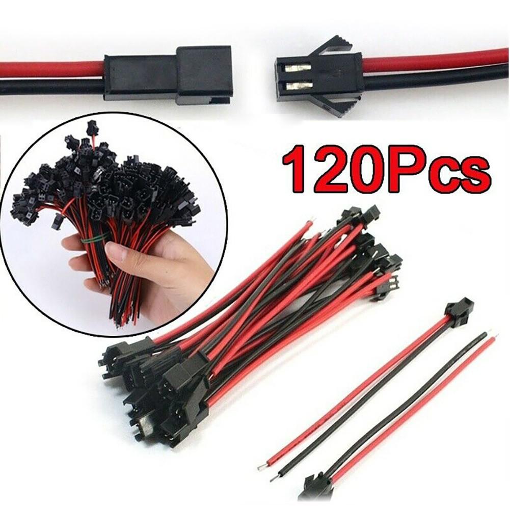 

120pcs 2Pin Plug SM Connector Terminal Male Female Wire Connector Adapter