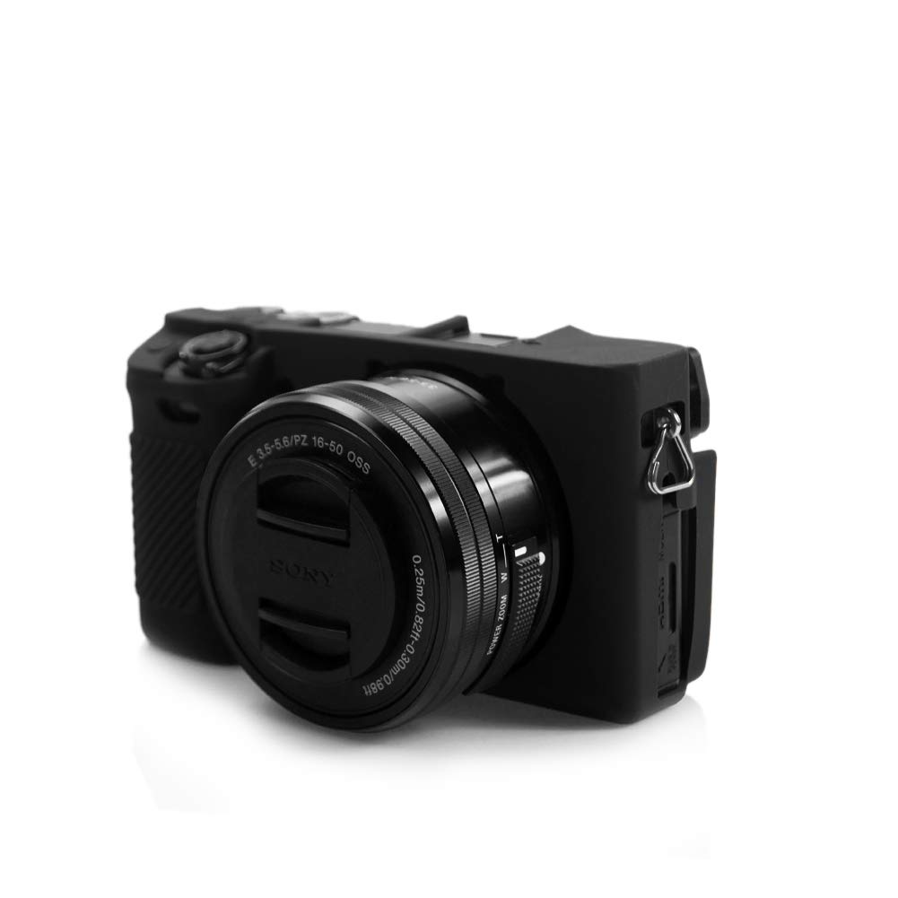 kinokoo Silicone Camera Case for Sony A6300/A6400 Digital Cameras (Black)