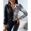Spring And Autumn New Women'S Versatile Long Sleeve Daily Business Commuter Elegant Comfort Sexy Bottom Shirt Top