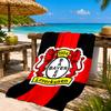 Bayer Football Club Printed Microfiber Beach Towel, Soft And Absorbent, Quick-Dry, Ideal for Summer Travel, Beach Essential, Swimming Pool