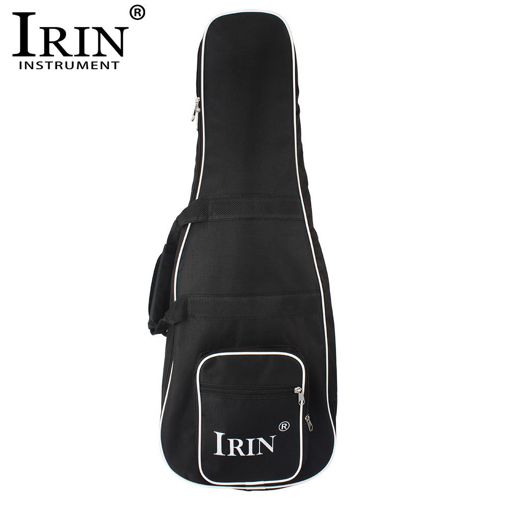 IRIN Mandolin Premium Case Waterproof Oxford Fabric Guitar Bag Double Straps Black Guitar Backpack Handbag String Instrument