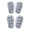 Mini Soccer Shin Guards PU Material Comfortable Small Shin Pads Lightweight Football Protector for Boys