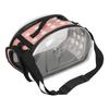 Outdoor Collapsible Pet Carrying Bag Transparent Cat Puppy Carrier Shoulder CagePink S